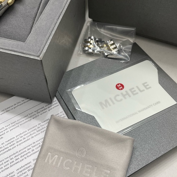 Michele Releve Two Tone Gold & Silver Watch - Picture 14 of 16